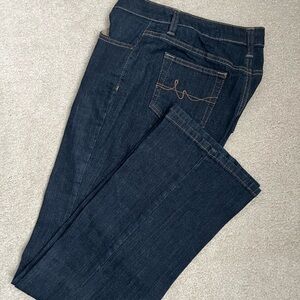 St. John's Bay Women's Dark Blue Boot Cut Jeans